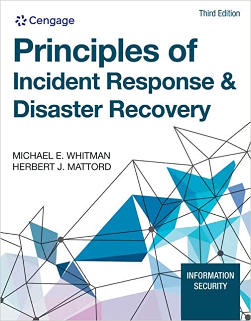 cover image of Principles of Incident Response and Disaster Recovery