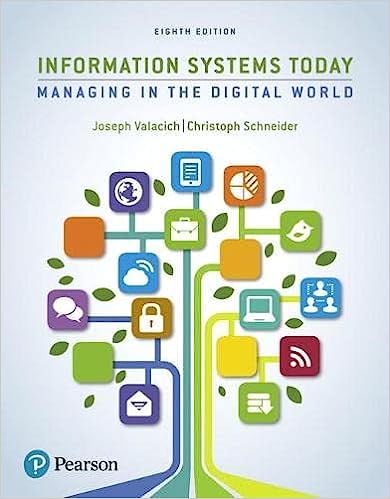 cover image of Information Systems Today Managing the Digital World