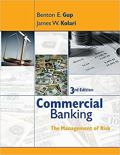 cover image of Commercial Banking The Management of Risk