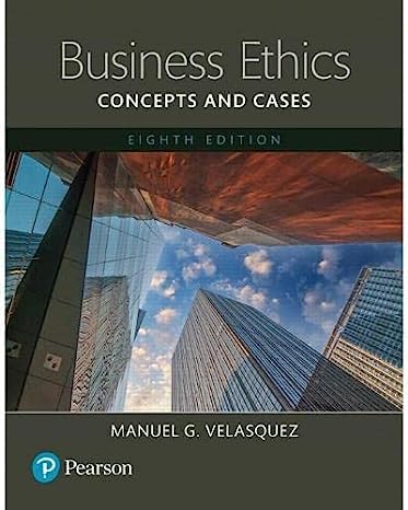 cover image of Business Ethics Concepts and Cases 