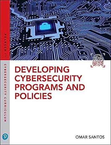 cover image of Developing Cybersecurity Programs and Policies