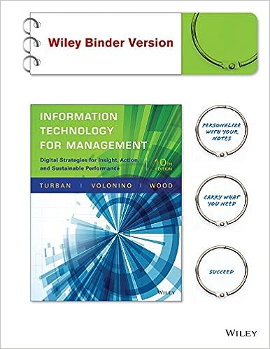 cover image of Information Technology for Management Digital Strategies for Insight, Action, and Sustainable Performance