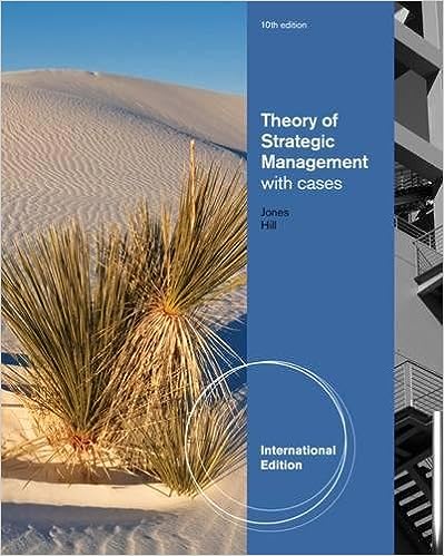 cover image of Theory of Strategic Management with Cases, International Edition