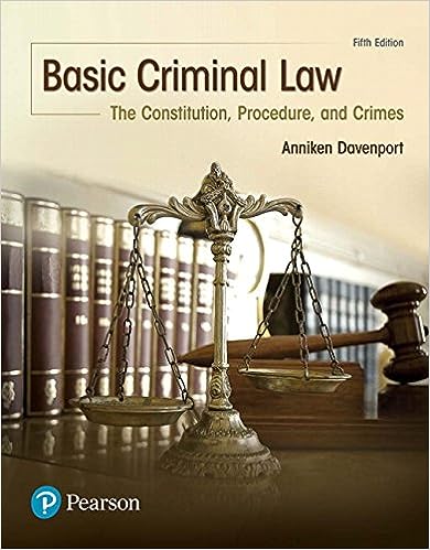 cover image of Basic Criminal Law The Constitution Procedure and Crimes