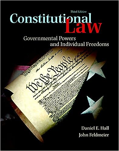 cover image of Constitutional Law Governmental Powers and Individual Freedoms 