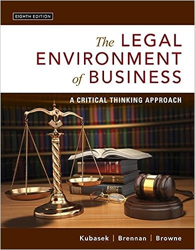 cover image of Legal Environment of Business, The A Critical Thinking Approach