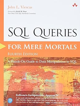 cover image of SQL Queries for Mere Mortals: A Hands-On Guide to Data Manipulation in SQL
