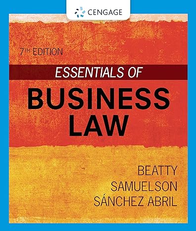 cover image of Essentials of Business Law