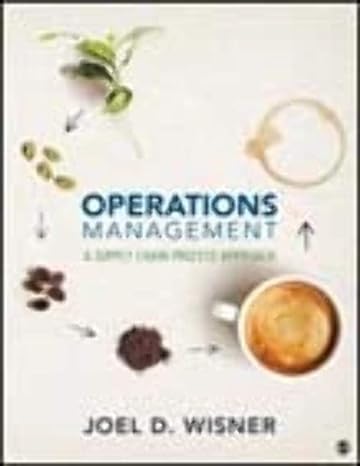 cover image of Operations Management A Supply Chain Process Approach