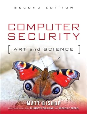 cover image of Computer Security: Art and Science