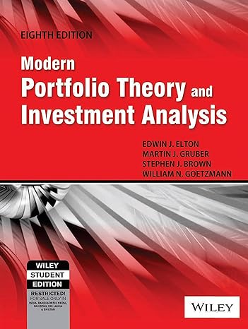 cover image of Modern Portfolio Theory and Investment Analysis