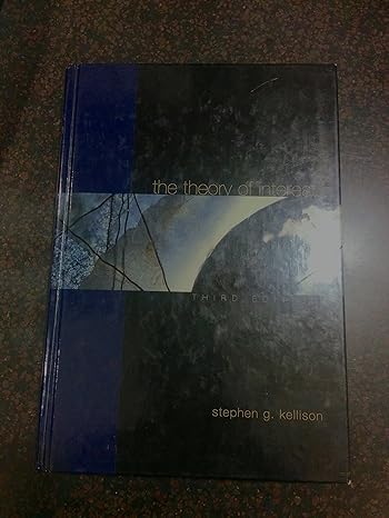 cover image of The Theory of Interest