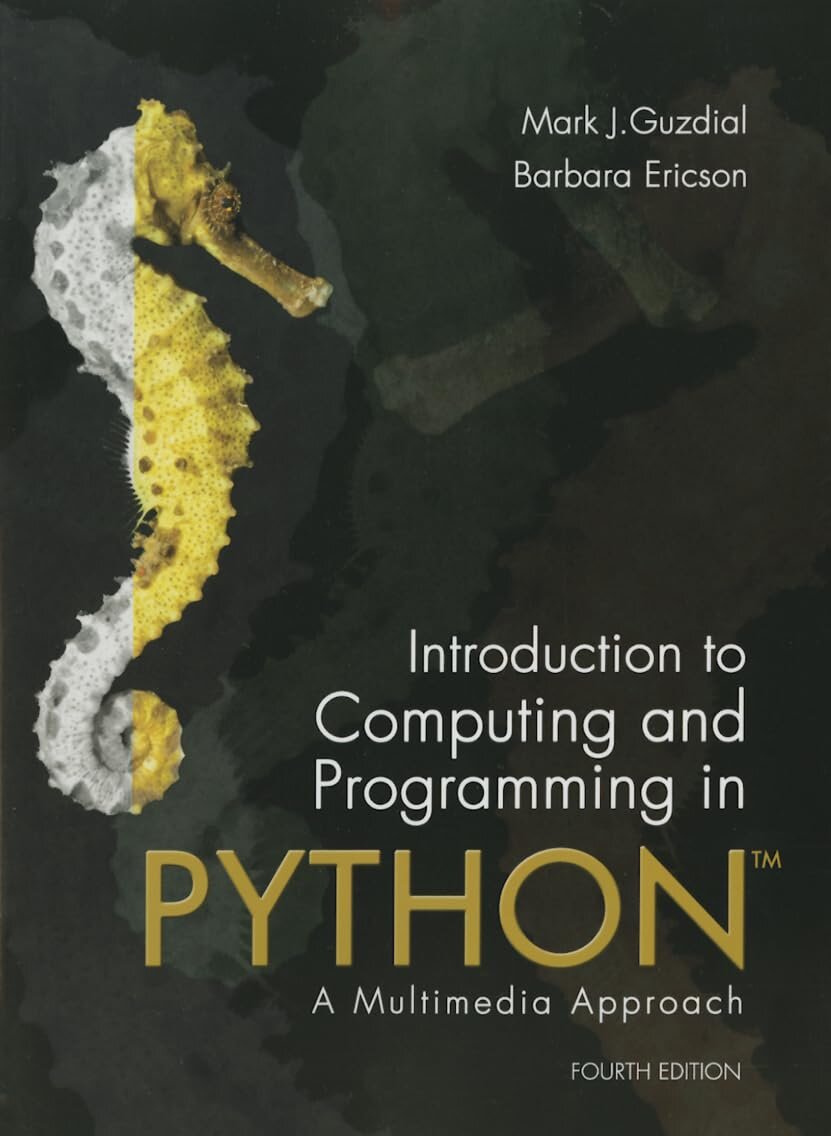 cover image of Introduction to Computing and Programming in Python