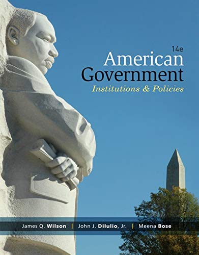 cover image of American Government Institutions and Policies