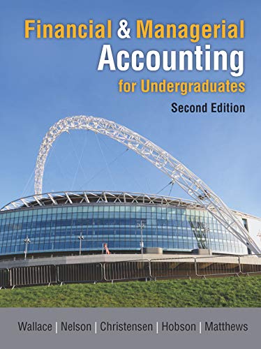 cover image of Financial & Managerial Accounting for Undergraduates