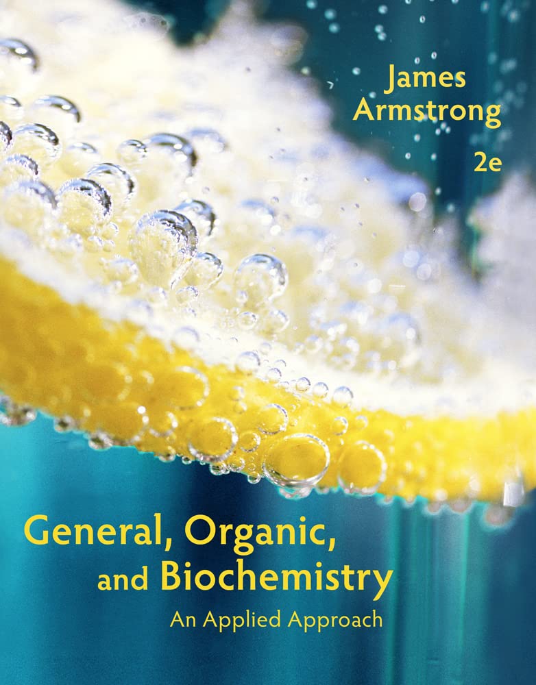 cover image of General, Organic, and Biochemistry: An Applied Approach