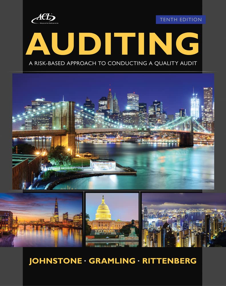 cover image of Auditing: A Risk-Based Approach to Conducting Quality Audits
