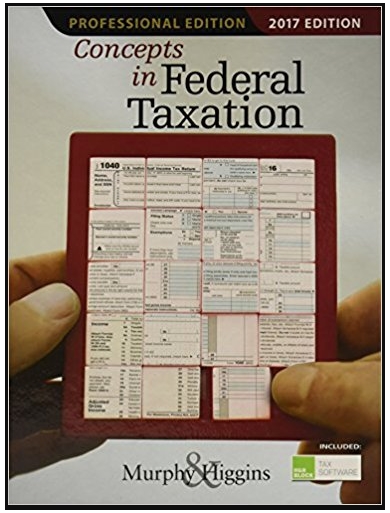 cover image of Concepts in Federal Taxation 2017