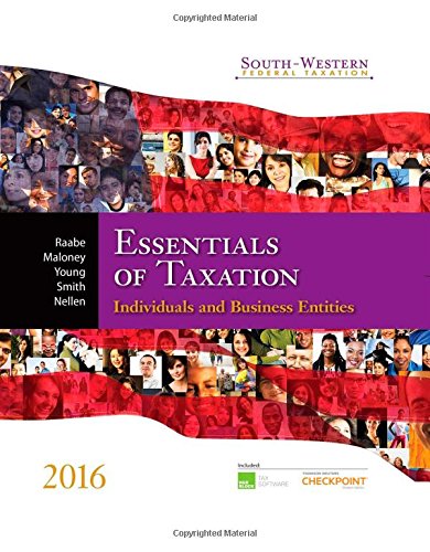 cover image of Essentials of Taxation: Individuals and Business Entities