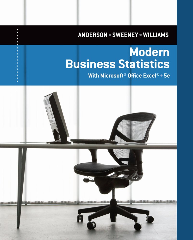 cover image of Modern Business Statistics with Microsoft Excel