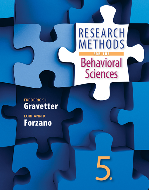 cover image of Research Methods for the Behavioral Sciences