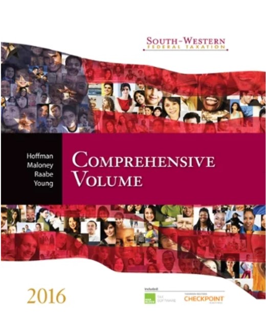 cover image of South Western Federal Taxation 2016 Comprehensive