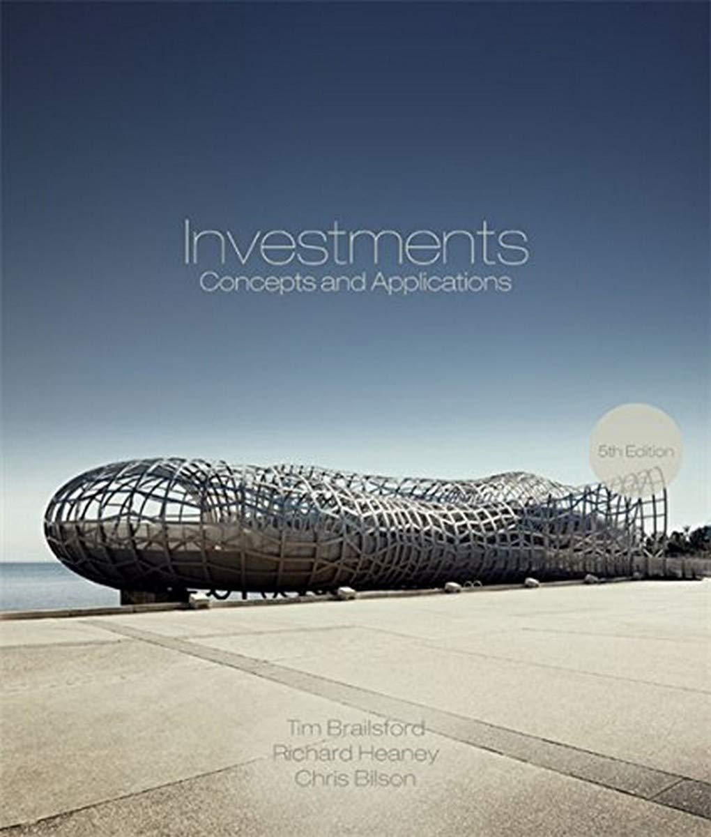 cover image of Investments: Concepts and Applications