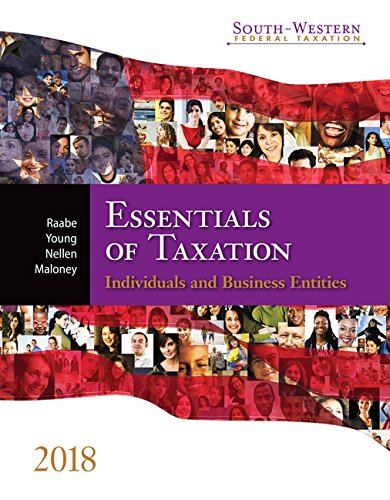cover image of South-Western Federal Taxation 2018: Essentials of Taxation: Individuals and Business Entities