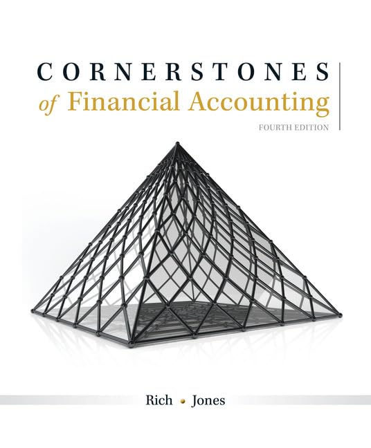 cover image of Cornerstones of Financial Accounting