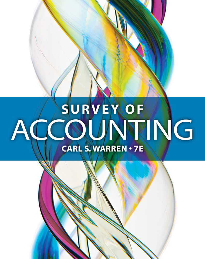 cover image of Survey of Accounting