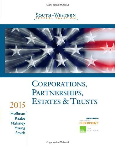 cover image of South-western Fed Taxation 2015: Corporations, Partnerships, Estates, Trusts