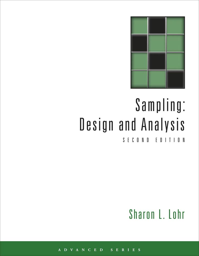 cover image of Sampling: Design and Analysis (Advanced Series)