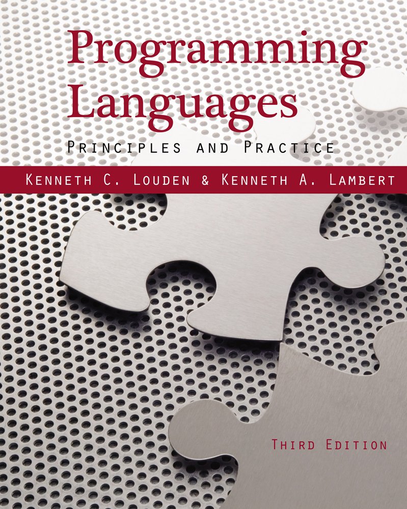 cover image of Programming Languages: Principles and Practices