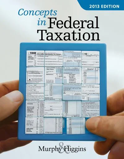 cover image of Concepts in Federal Taxation 2013