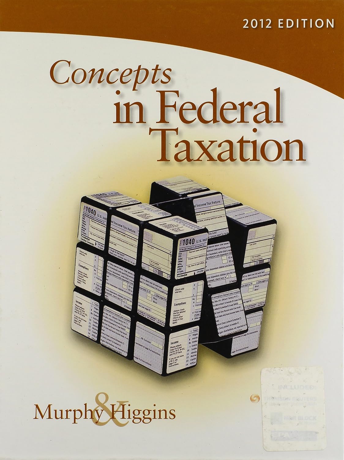cover image of Concepts in Federal Taxation 2012