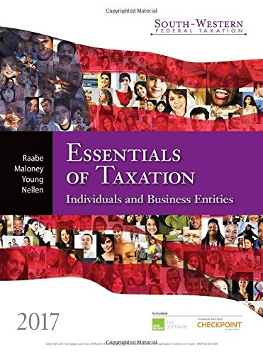 cover image of South-western Federal Taxation 2017: Essentials of Taxation: Individuals and Business Entities