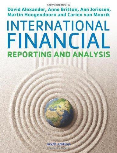 cover image of International Financial Reporting and Analysis