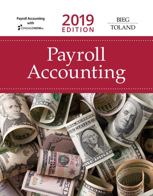 cover image of Payroll Accounting 2019