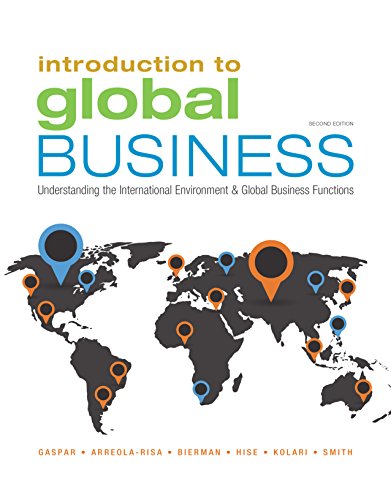 cover image of Introduction to Global Business: Understanding the International Environment & Global Business Functions