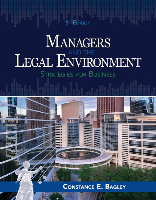 cover image of Managers and the Legal Environment: Strategies for Business