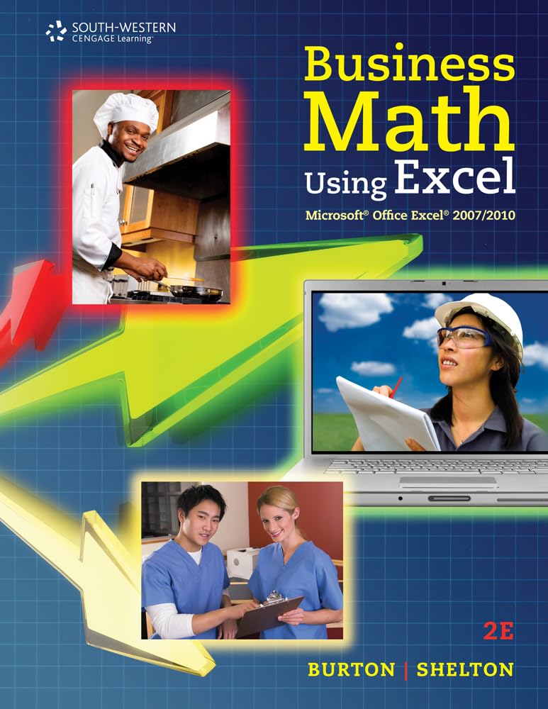 cover image of Business Math Using Excel