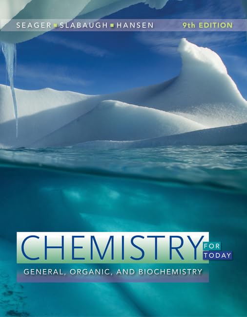 cover image of Chemistry for Today: General, Organic, and Biochemistry