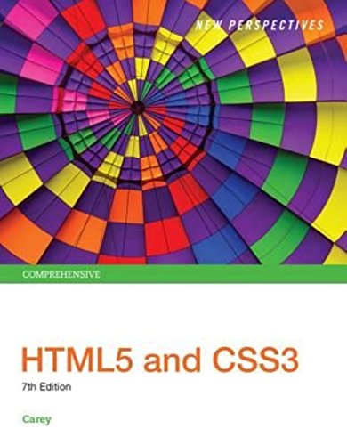 cover image of New Perspectives HTML5 and CSS3 Comprehensive