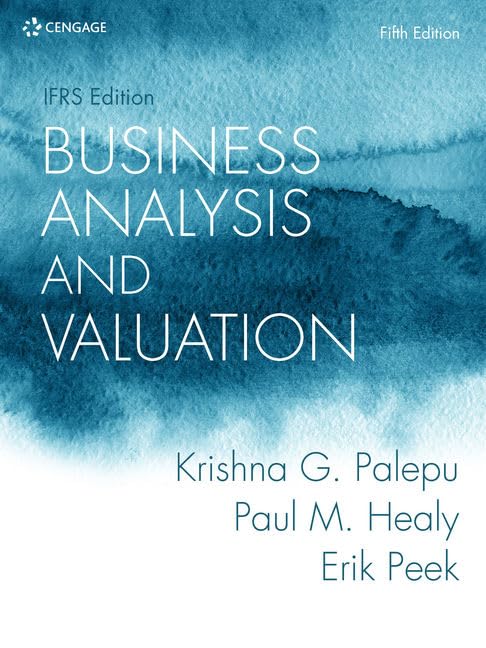 cover image of Business Analysis and Valuation: IFRS