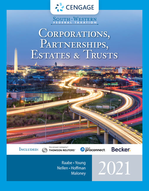 cover image of South Western Federal Taxation 2021 Corporations Partnerships Estates and Trusts
