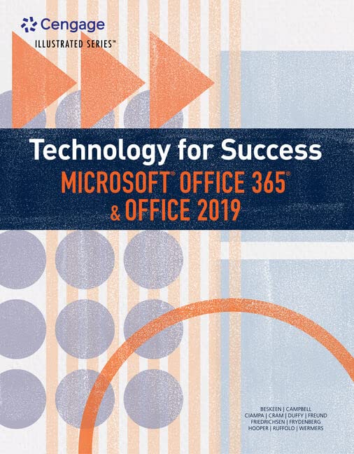 cover image of Technology for Success and Illustrated Series™ Microsoft Office 365 & Office 2019