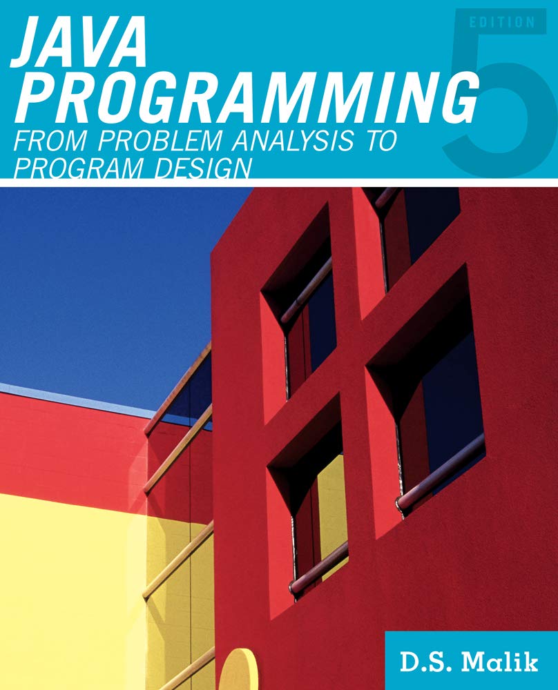 cover image of Java™ Programming: From Problem Analysis to Program Design