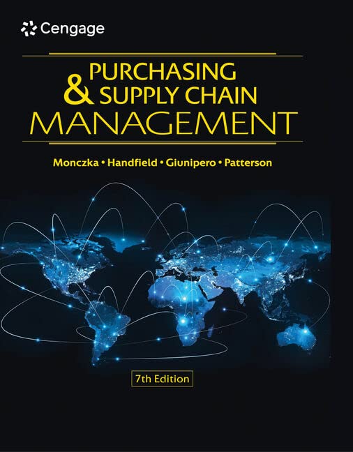 cover image of Purchasing and Supply Chain Management