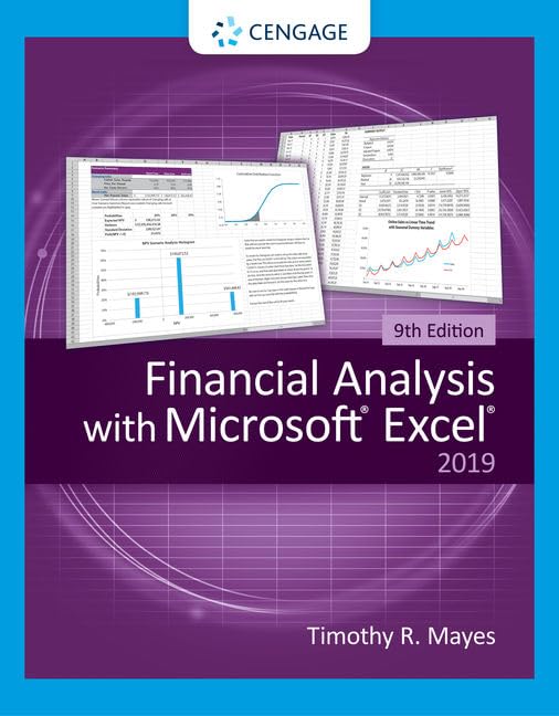 cover image of Financial Analysis with Microsoft Excel