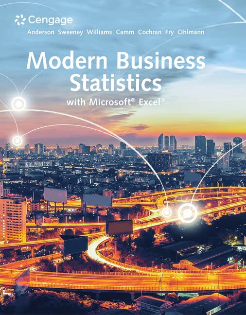 cover image of Modern Business Statistics with Microsoft Excel